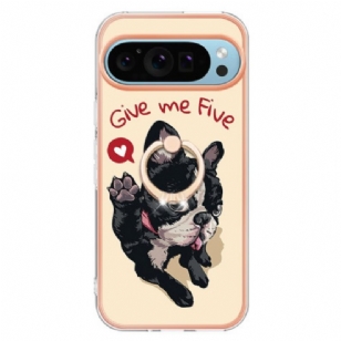 Coque Google Pixel 9 / Pixel 9 Pro Anneau-Support Chien