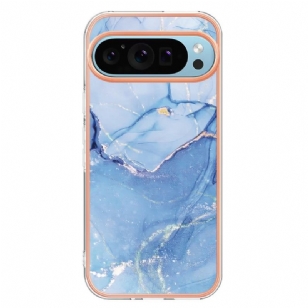 Coque Google Pixel 9 / Pixel 9 Pro Anneau-Support Décor Marbre