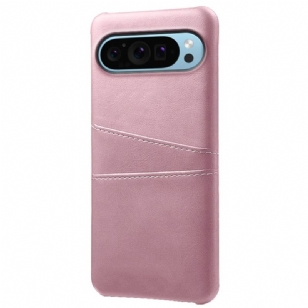 Coque Google Pixel 9 / Pixel 9 Pro Effet Cuir Porte-Cartes