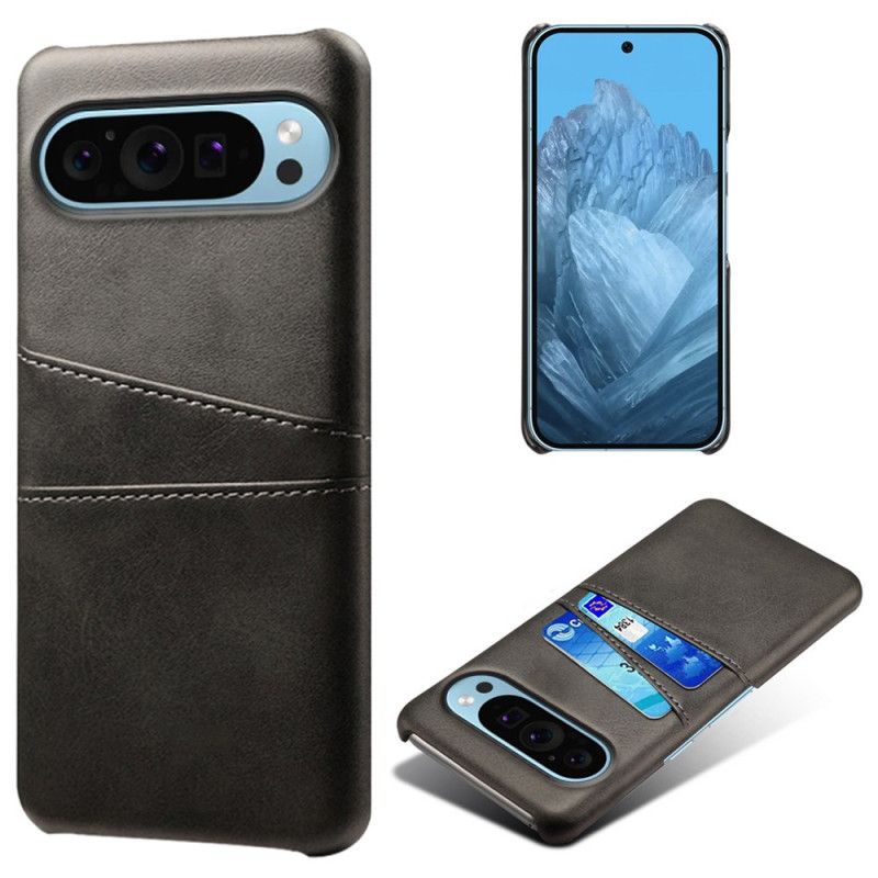 Coque Google Pixel 9 / Pixel 9 Pro Effet Cuir Porte-Cartes