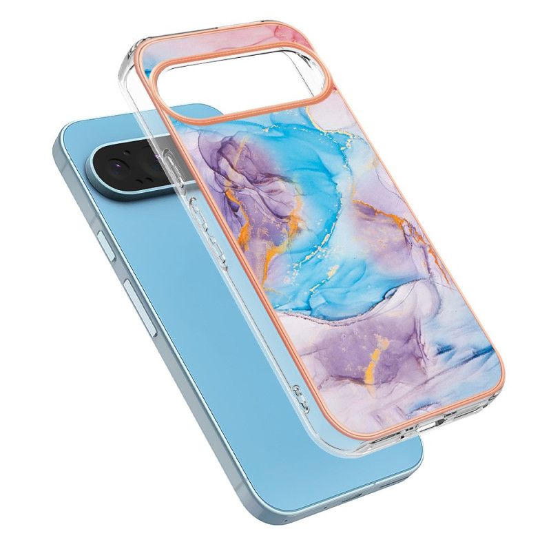 Coque Google Pixel 9 / Pixel 9 Pro Marbre Bleu