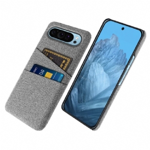 Coque Google Pixel 9 / Pixel 9 Pro Tissu Porte-Cartes