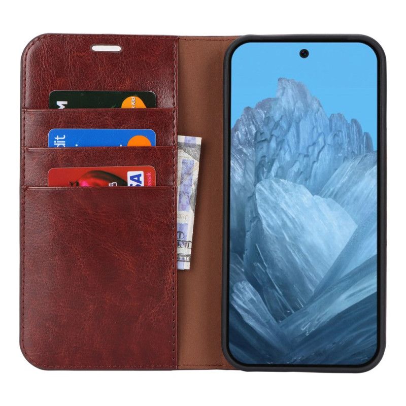 Flip Cover Google Pixel 9 / 9 Pro Cuir Fendu