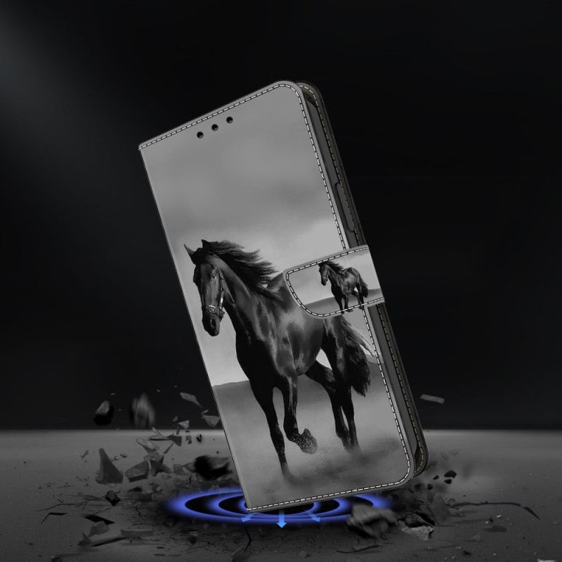 Housse Google Pixel 9 / Pixel 9 Pro Cheval Noir