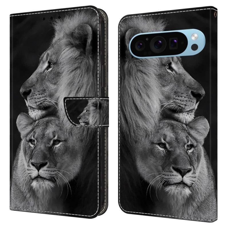 Housse Google Pixel 9 / Pixel 9 Pro Couple de Lions