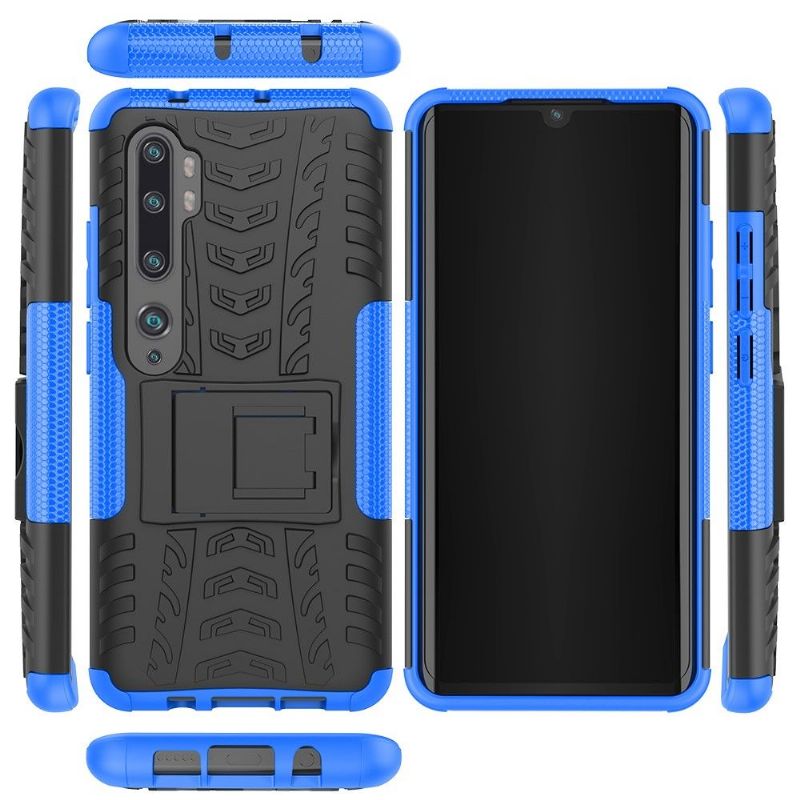 Coque Xiaomi Mi Note 10 / Note 10 Pro antidérapante avec support intégré