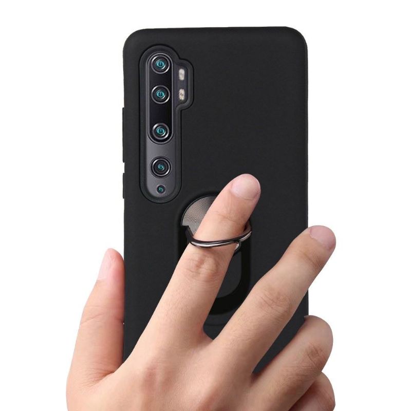 Coque Xiaomi Mi Note 10 / Note 10 Pro effet mat avec support au dos