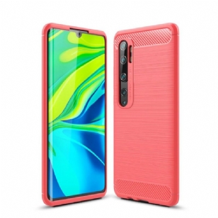 Coque Xiaomi Mi Note 10 / Note 10 Pro Janice en Gel Brossé Carbone