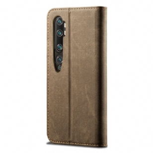 Housse Xiaomi Mi Note 10 / Note 10 Pro simili cuir style jeans