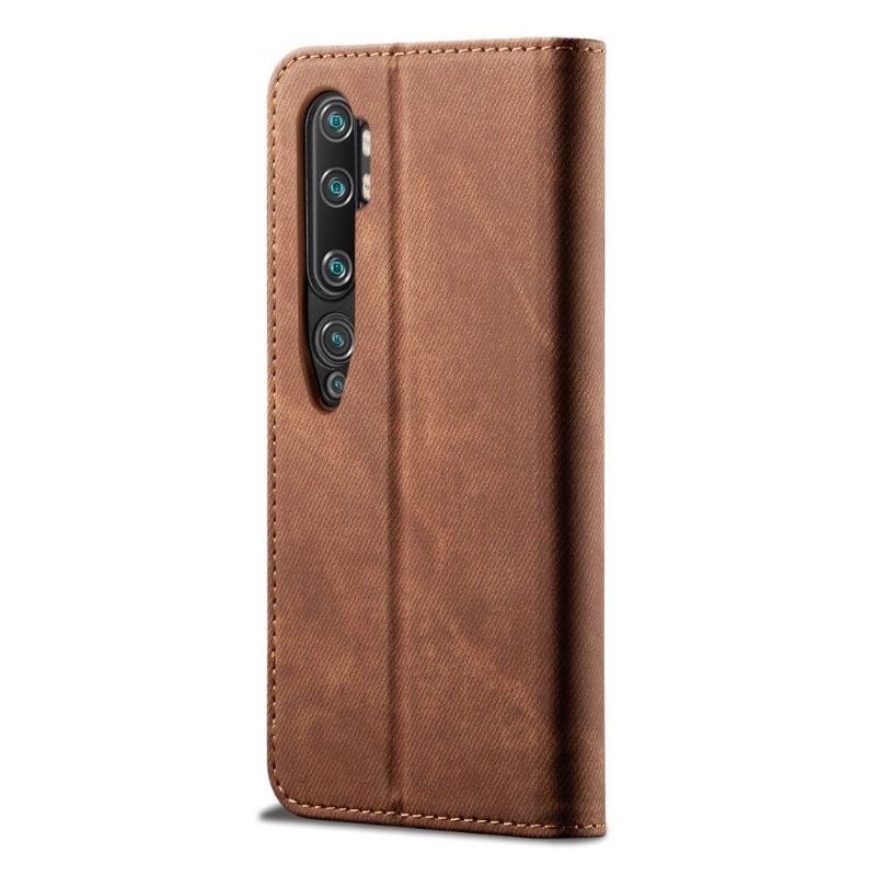 Housse Xiaomi Mi Note 10 / Note 10 Pro simili cuir style jeans