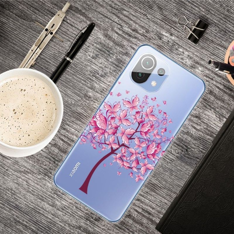 Coque Xiaomi Mi 11 arbre à papillons