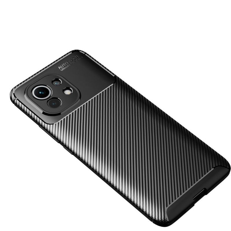 Coque Xiaomi Mi 11 effet fibre de carbone