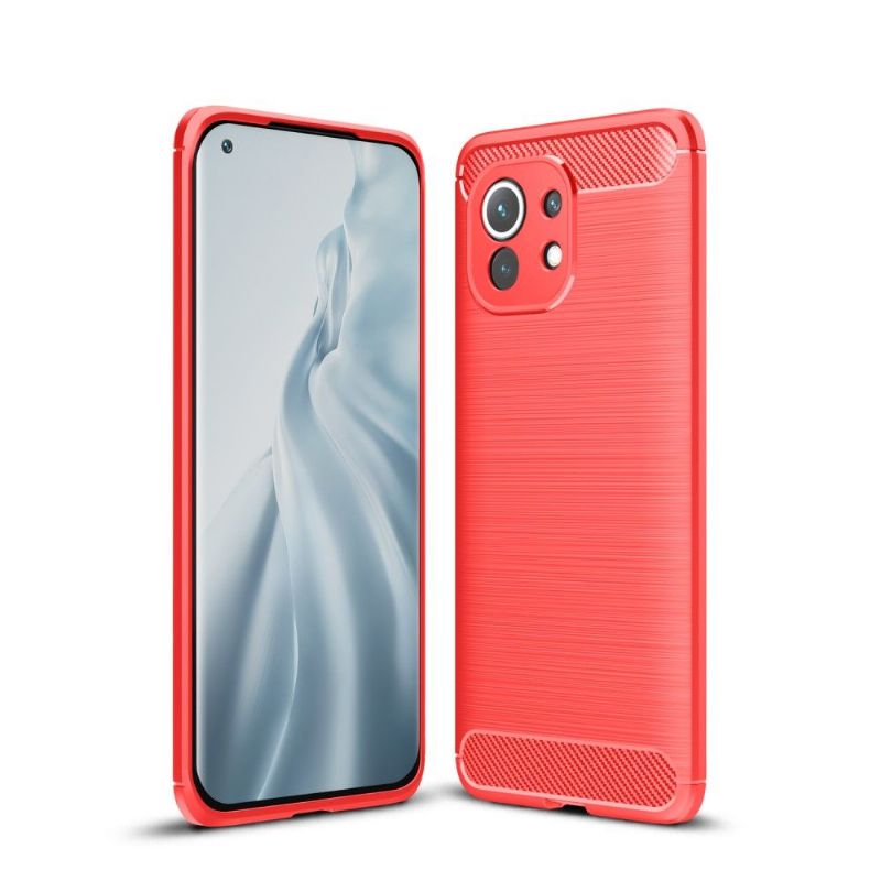 Coque Xiaomi Mi 11 Flexible Effet Brossé