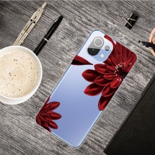 Coque Xiaomi Mi 11 Red Flower