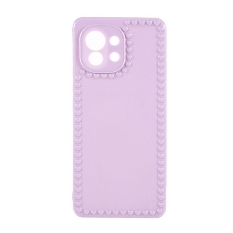 Coque Xiaomi Mi 11 Silicone Coeurs