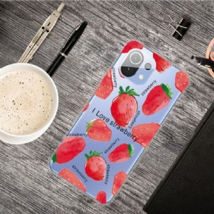 Coque Xiaomi Mi 11 Strawberry