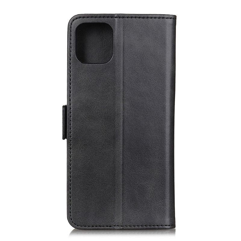 Housse portefeuille Xiaomi Mi 11 simili cuir mat