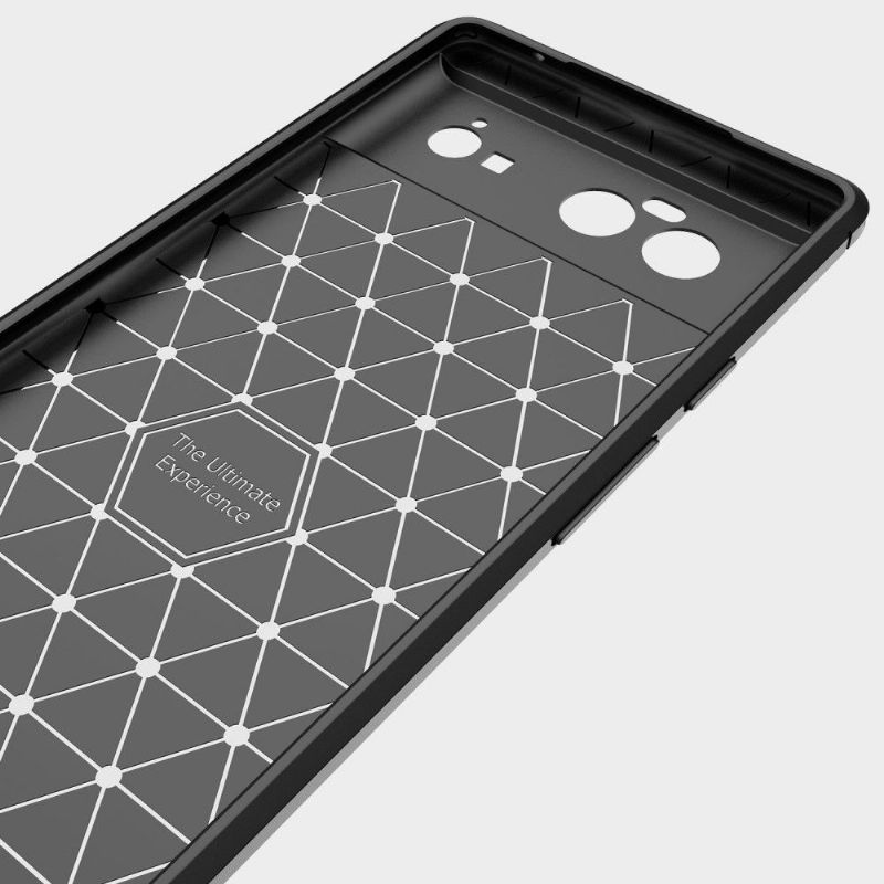 Coque Google Pixel 6 flexible effet brossé