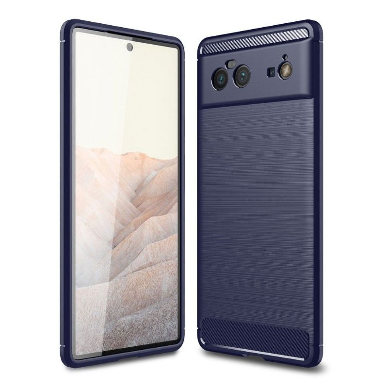 Coque Google Pixel 6 flexible effet brossé