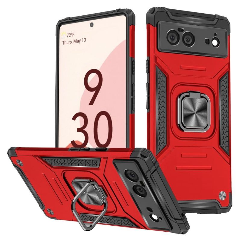 Google Pixel 6 - Coque Robuste avec anneau rotatif