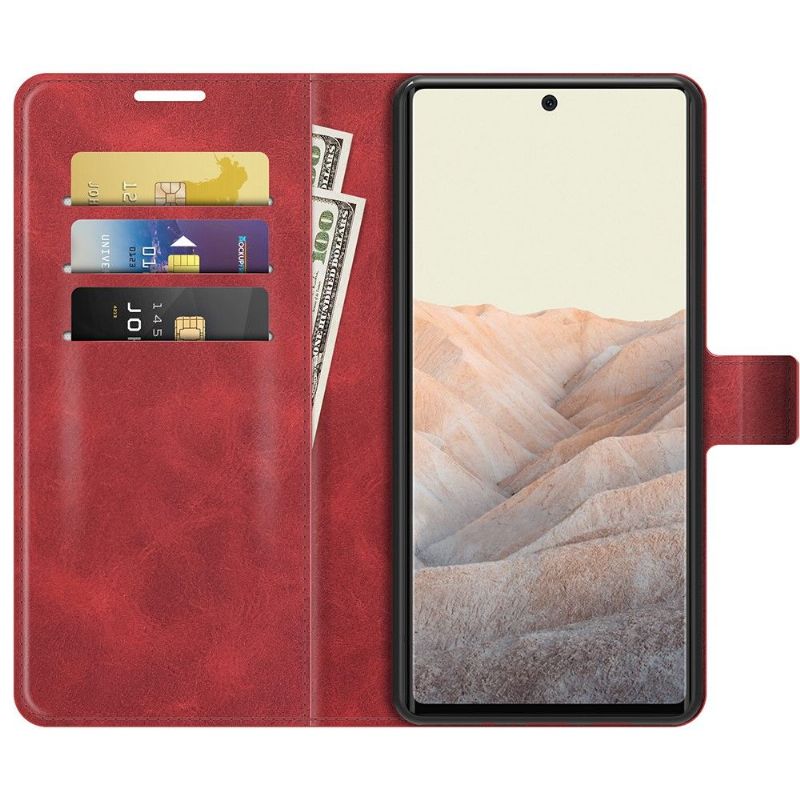 Housse Google Pixel 6 portefeuille style cuir