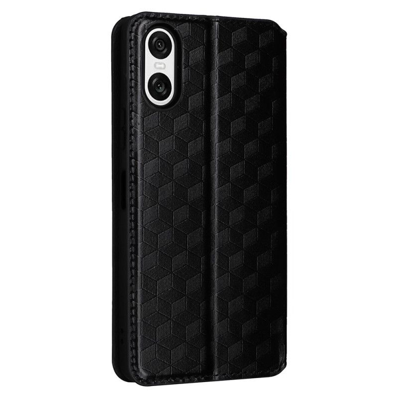 Flip Cover Sony Xperia 10 VI Losanges 3D