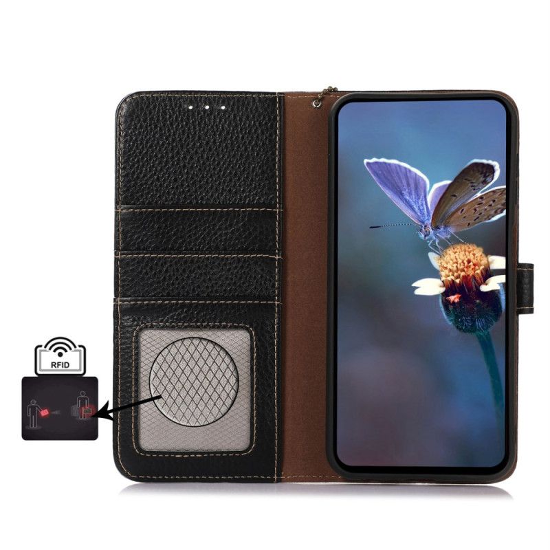 Housse Sony Xperia 10 VI Blocage RFID et Texture Litchi