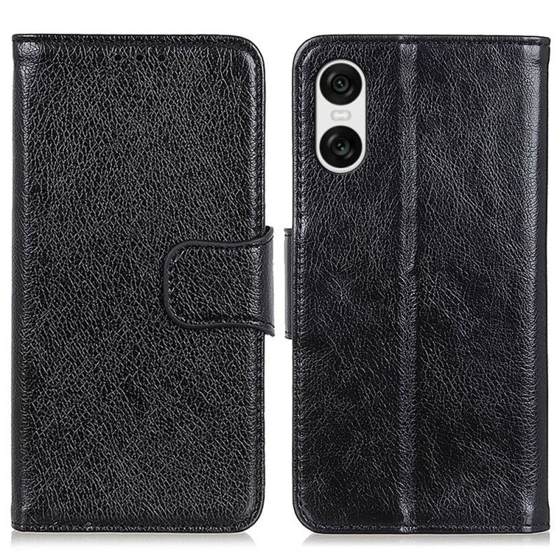 Housse Sony Xperia 10 VI Cuir Nappa Texturé