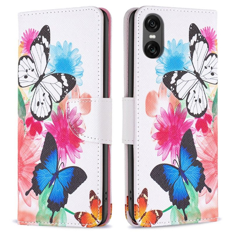 Housse Sony Xperia 10 VI Deux Papillons