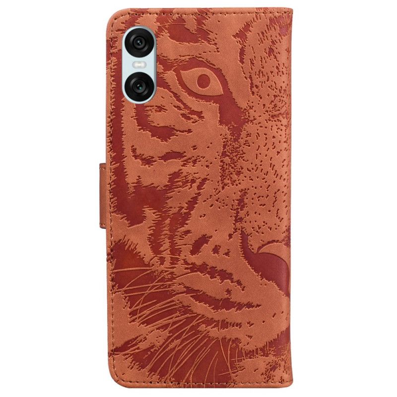 Housse Sony Xperia 10 VI Empreinte Tigre