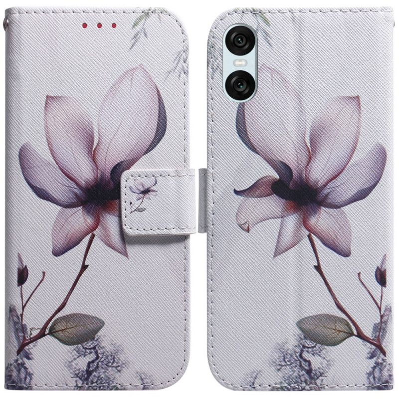 Housse Sony Xperia 10 VI Fleur rose