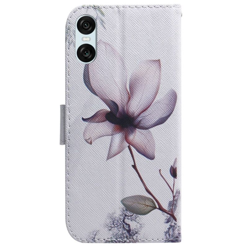 Housse Sony Xperia 10 VI Fleur rose