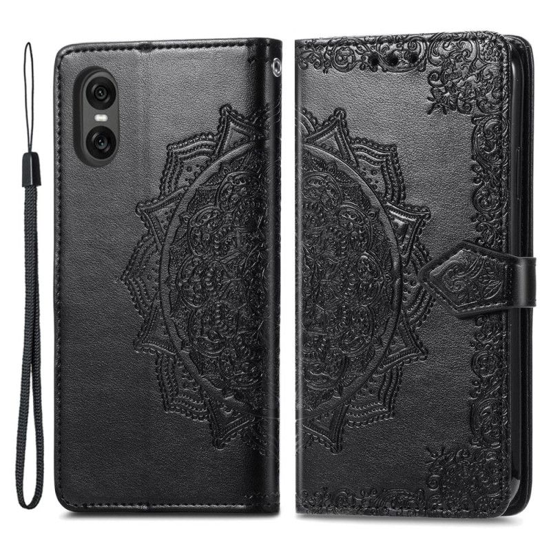 Housse Sony Xperia 10 VI Mandala Baroque à Lanière