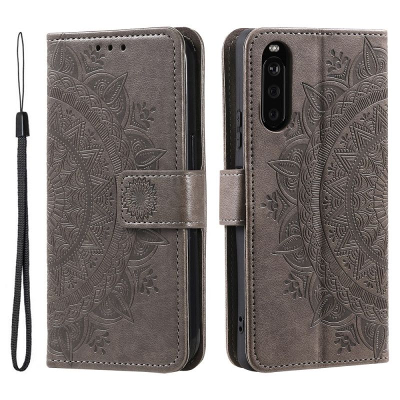 Housse Sony Xperia 10 VI Motif Mandala à Lanière