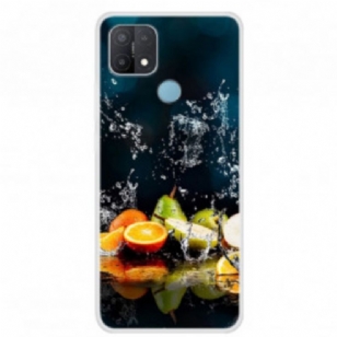 Coque Oppo A15 Splash d'Agrumes