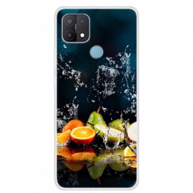 Coque Oppo A15 Splash d'Agrumes