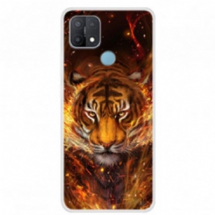 Coque Oppo A15 Tigre de Feu