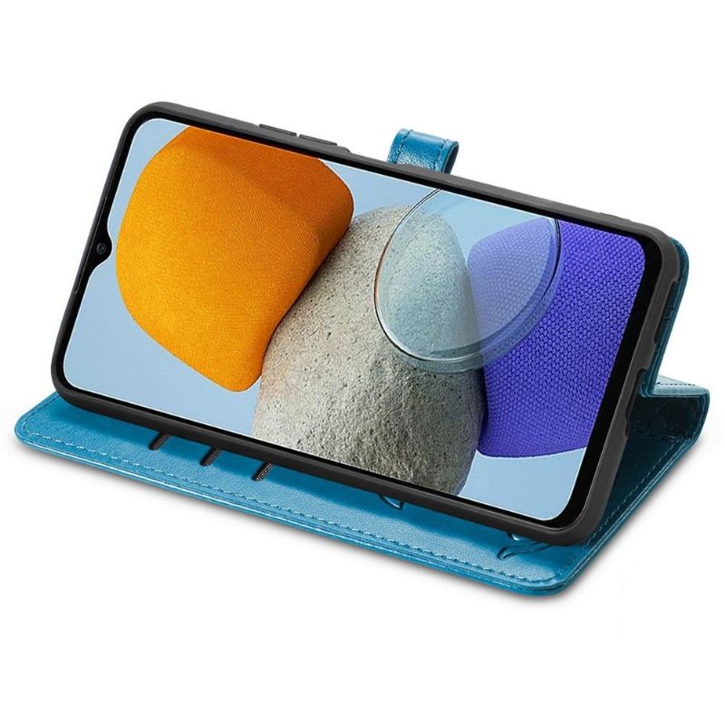 Housse Samsung Galaxy M23 5G effet cuir animaux en relief