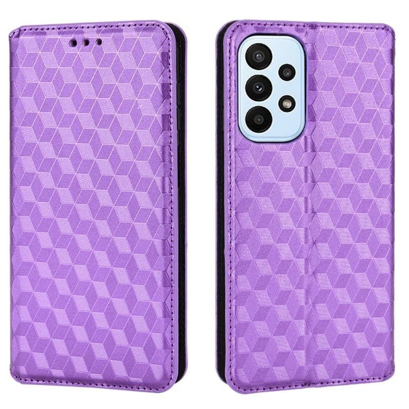 Housse Samsung Galaxy M23 5G flip cover design géométrie