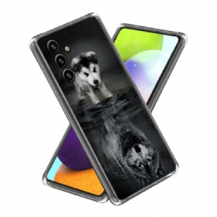 Coque Samsung Galaxy A15 Chien et Loup