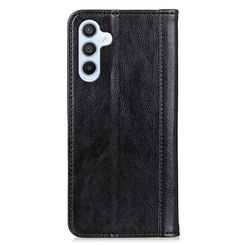 Flip Cover Samsung Galaxy A15 Cuir Fendu