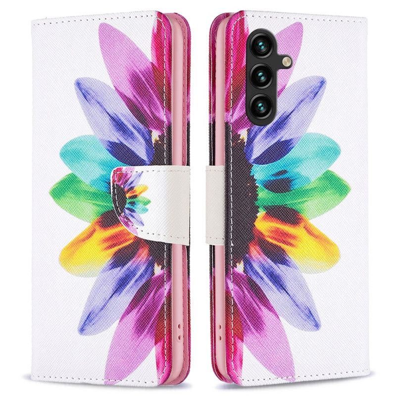 Housse Samsung Galaxy A15 Fleur Aquarelle