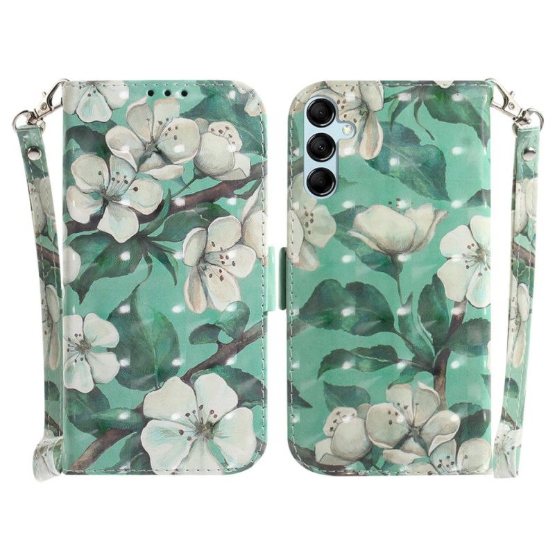 Housse Samsung Galaxy A15 Fleurs Aquarelles