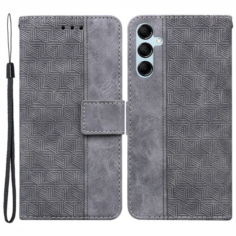 Housse Samsung Galaxy A15 Motif Tissé à lanière