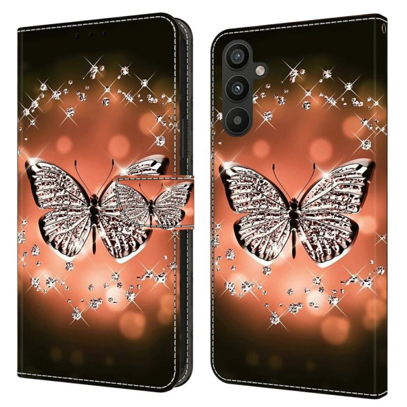 Housse Samsung Galaxy A15 Papillon de Cristal