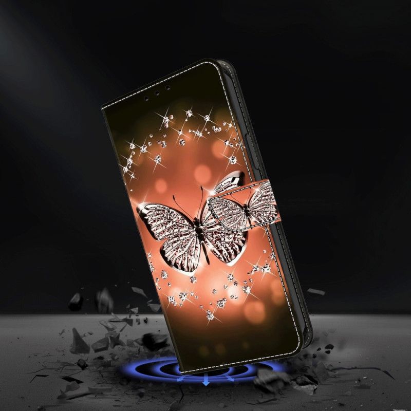 Housse Samsung Galaxy A15 Papillon de Cristal