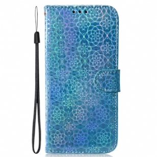 Housse Samsung Galaxy A15 Style Disco à Lanière