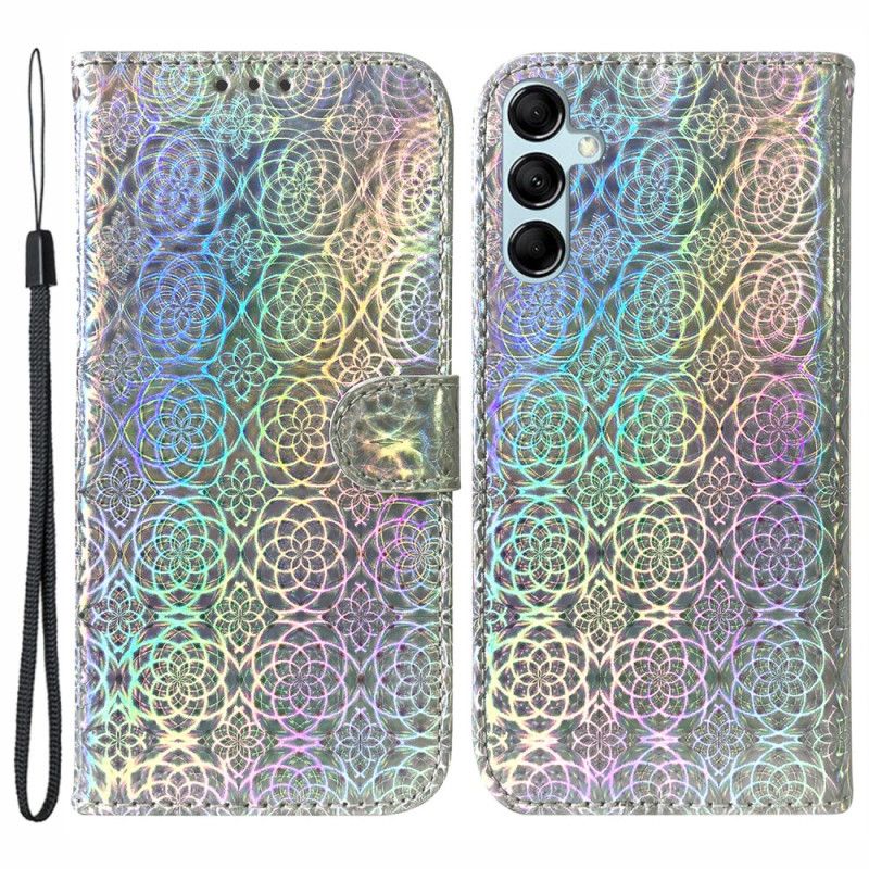 Housse Samsung Galaxy A15 Style Disco à Lanière