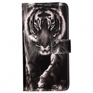 Housse Samsung Galaxy A15 Tigre à Lanière