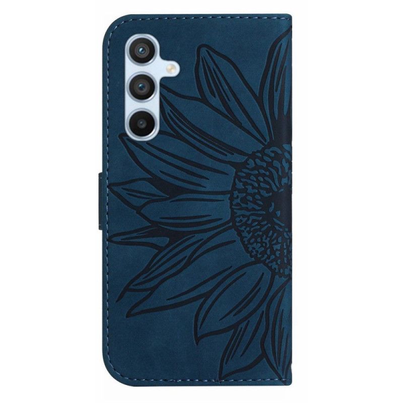 Housse Samsung Galaxy A15 Tournesol à Lanière